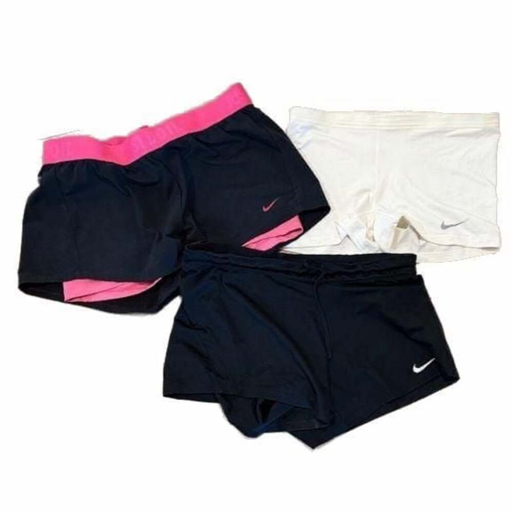 3 Pairs of Nike Women’s Athletic Shorts Size M/L